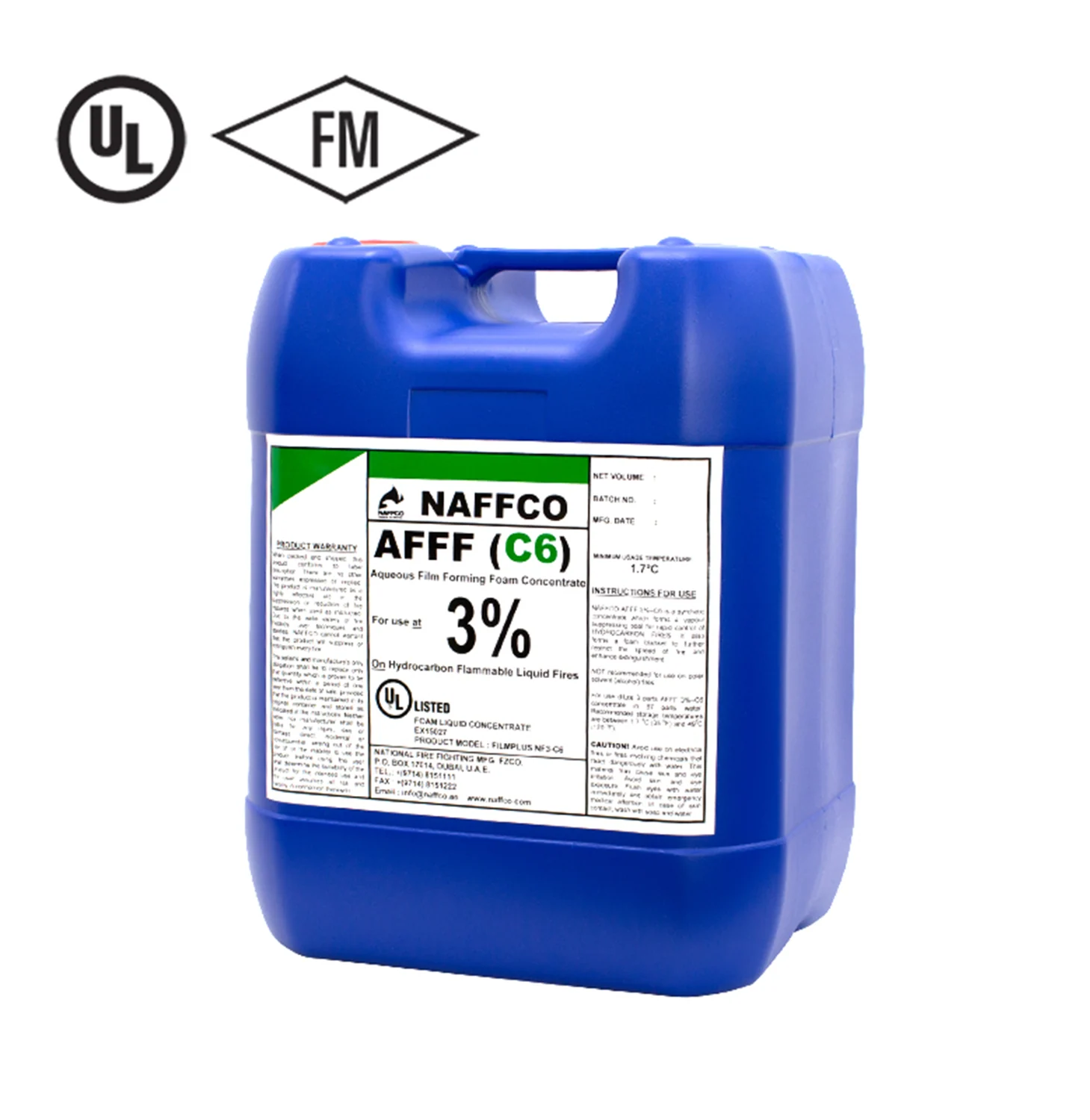 Aqueous Film Forming Foam (AFFF) Concentrate