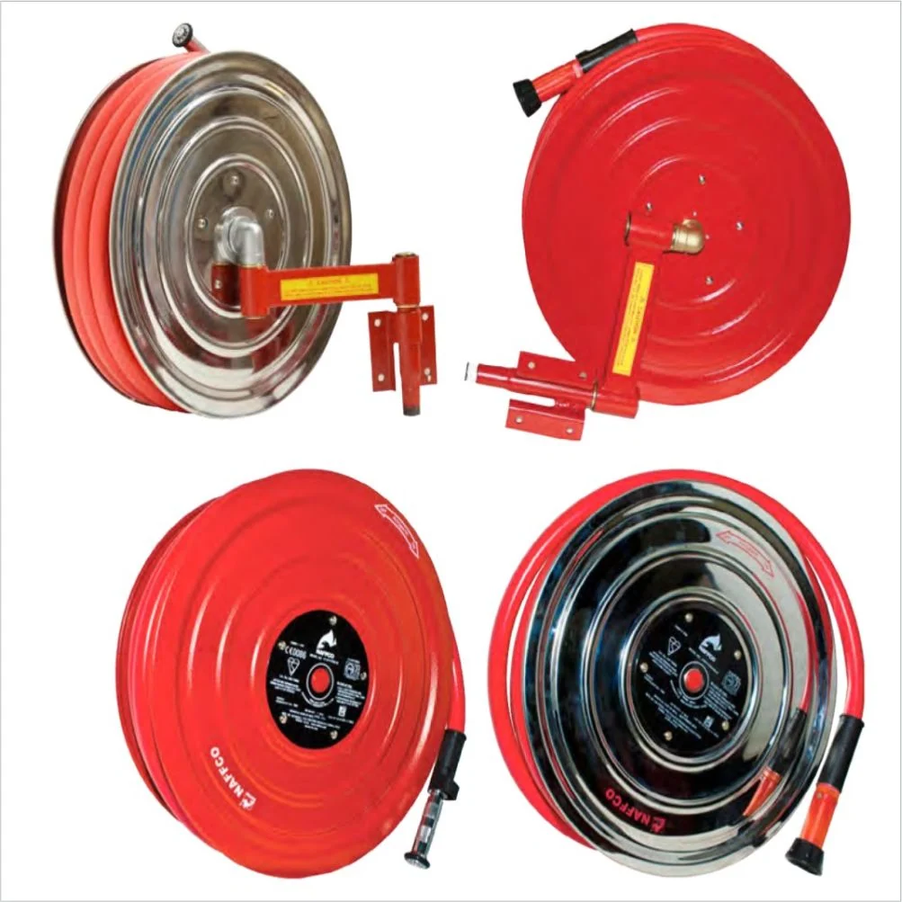 Fire Hose Reel With Semi-Rigid Reel Hose