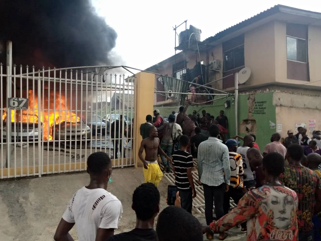 UPDATE: NNPC Filling Station Fire at Ogba, Lagos