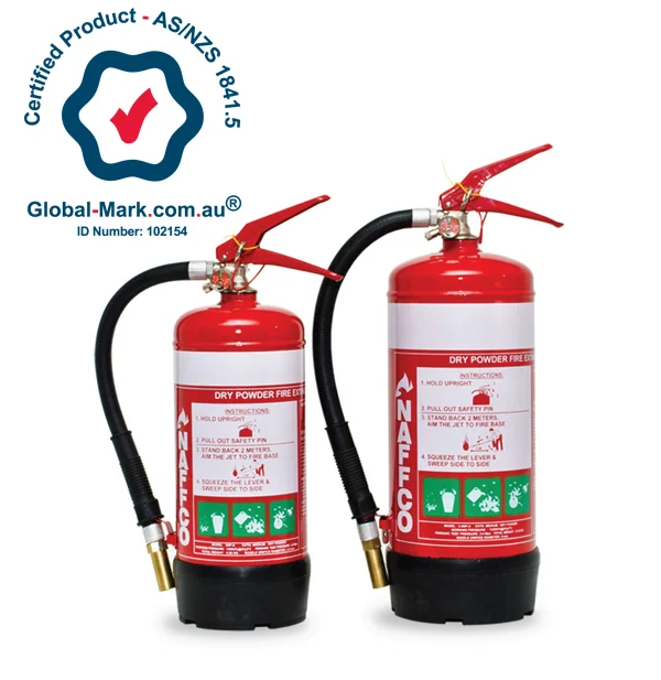 Portable Dry Powder Fire Extinguishers – Global-Mark Certified