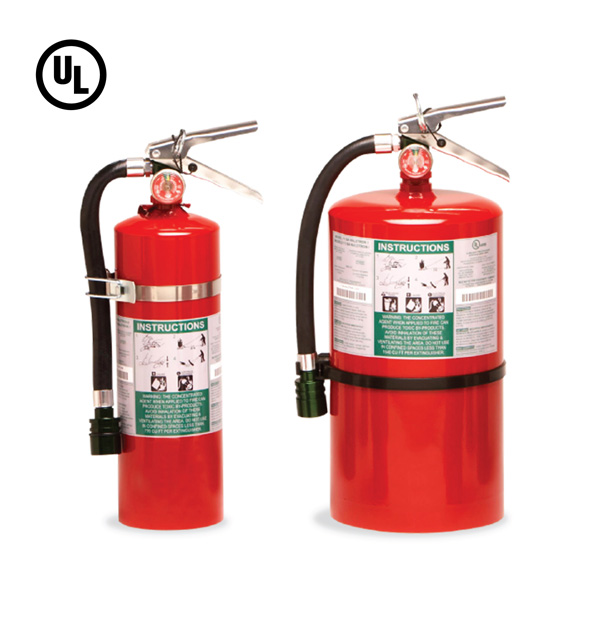 Portable Clean Agent Fire Extinguishers – UL Listed