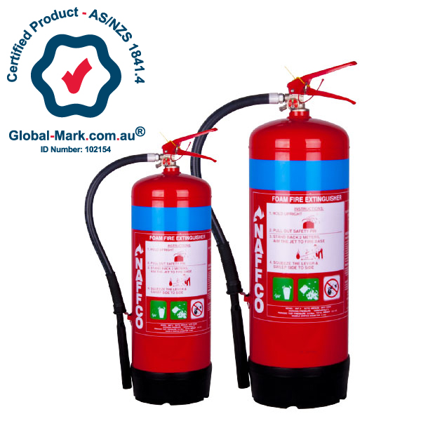 Portable Foam Fire Extinguishers-Global-Mark Certified